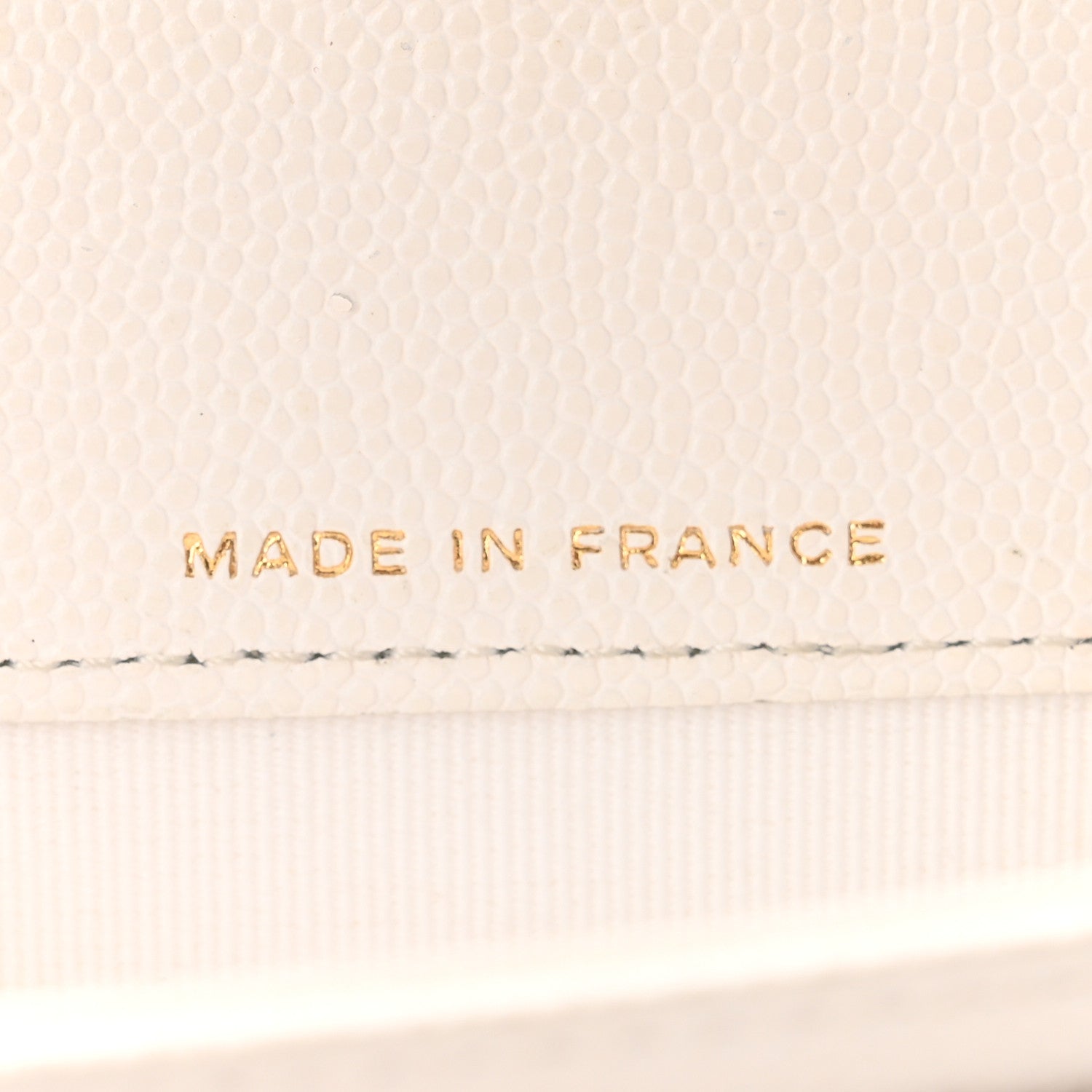 Chanel Caviar Quilted Flap Card Holder Wallet White 6 of 8