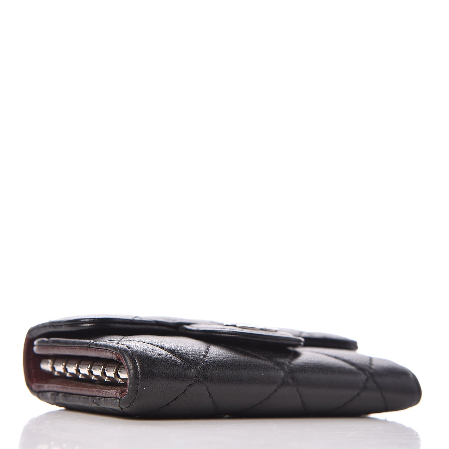 Chanel Lambskin Quilted 6 Key Holder Black 4 of 10