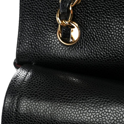 Chanel Caviar Quilted Maxi Double Flap Black 12 of 12
