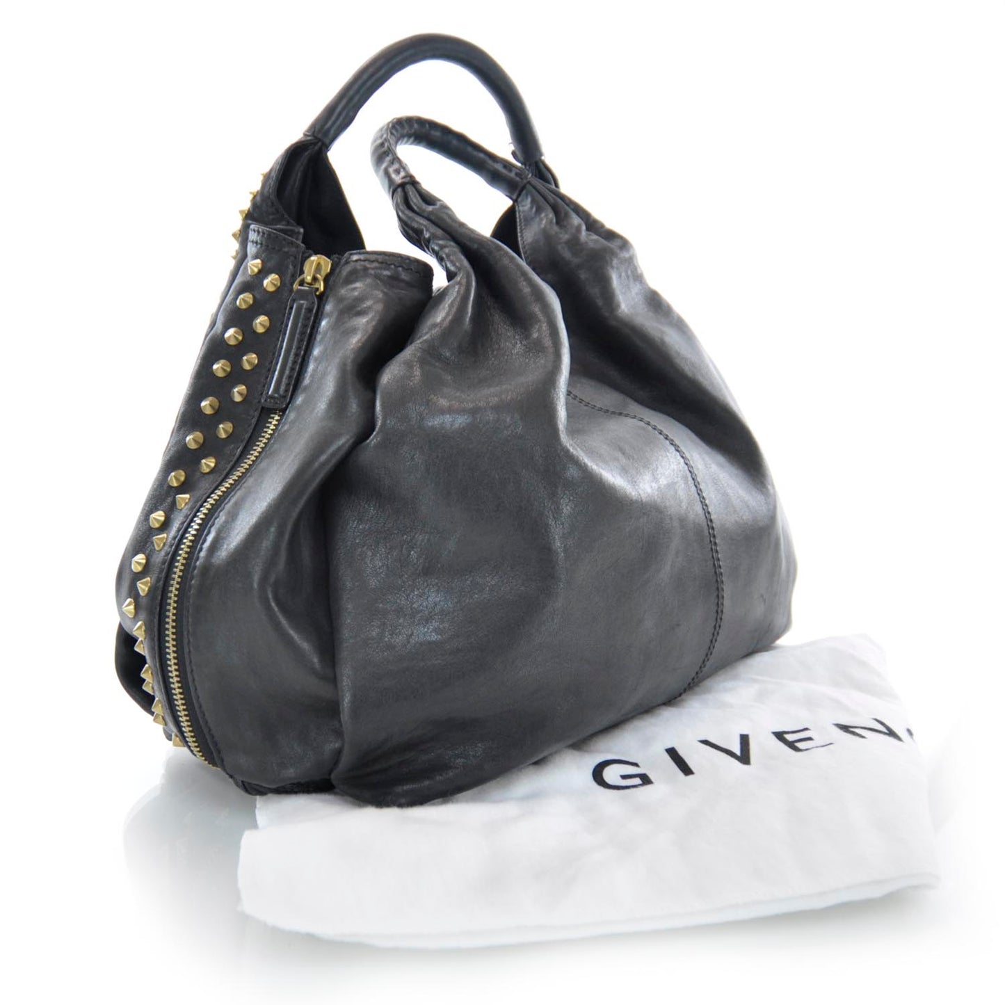 Leather Studded Elschia Black
