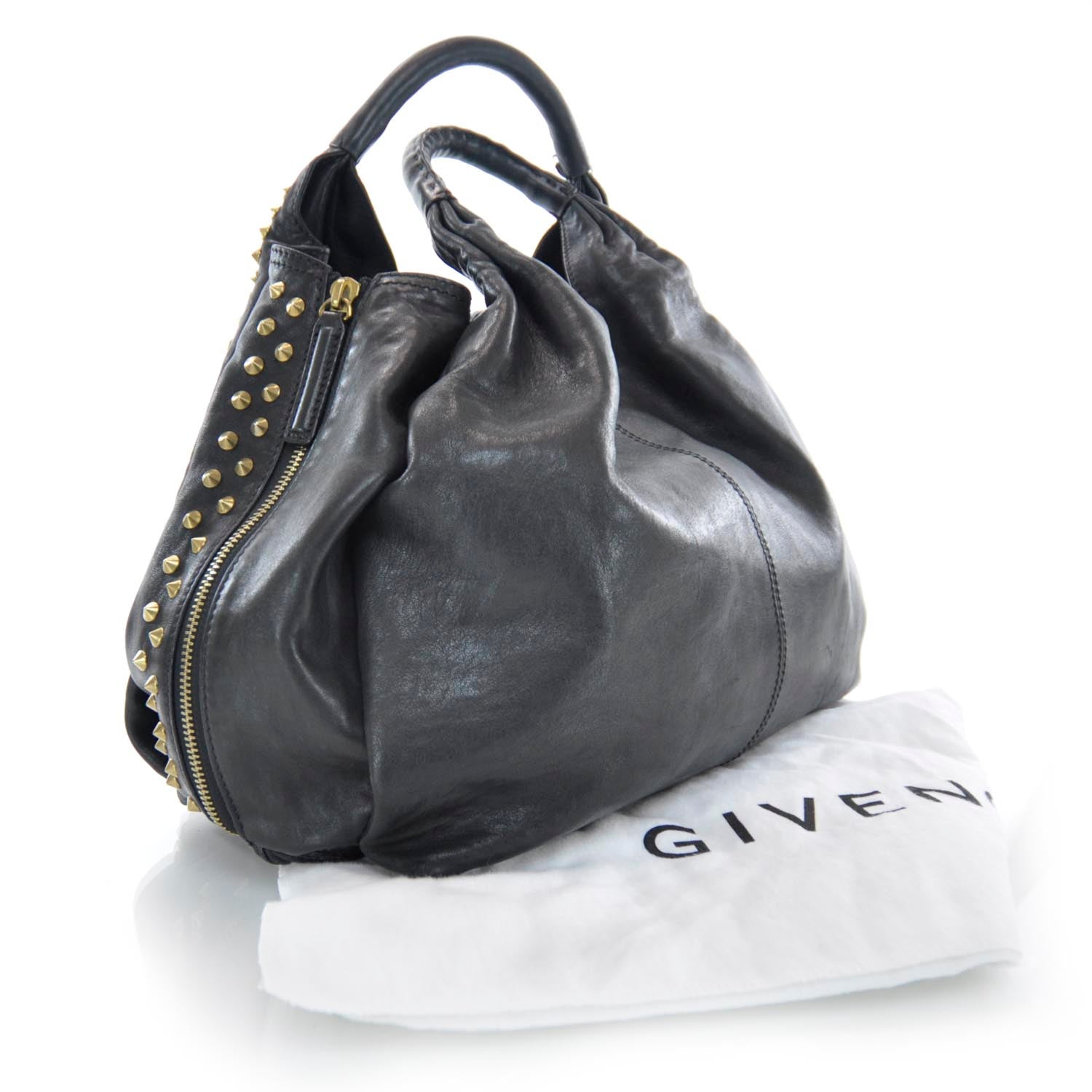 Givenchy Leather Studded Elschia Black 3 of 8