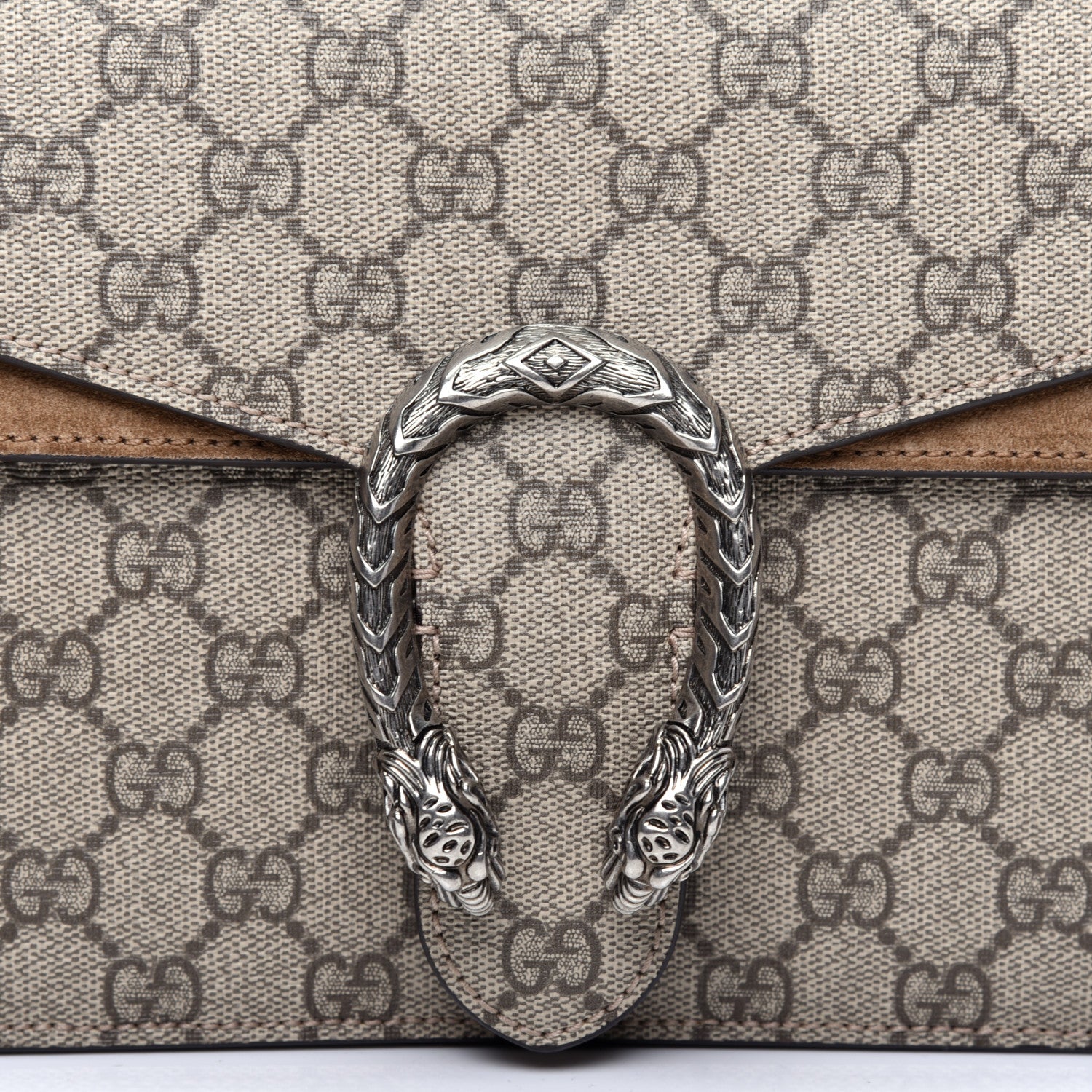 Gucci GG Supreme Monogram Small Dionysus Shoulder Bag Taupe 10 of 10