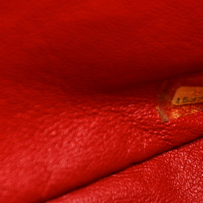 Chanel Lambskin Quilted Maxi Double Flap Red 8 of 18