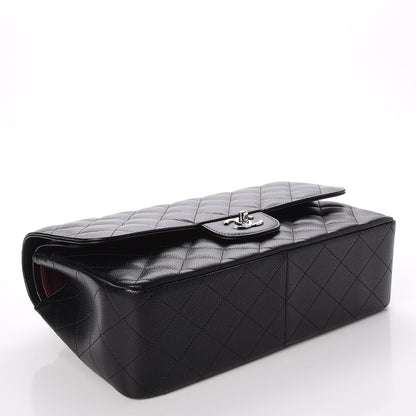 Chanel Caviar Quilted Jumbo Double Flap Black 5 of 8