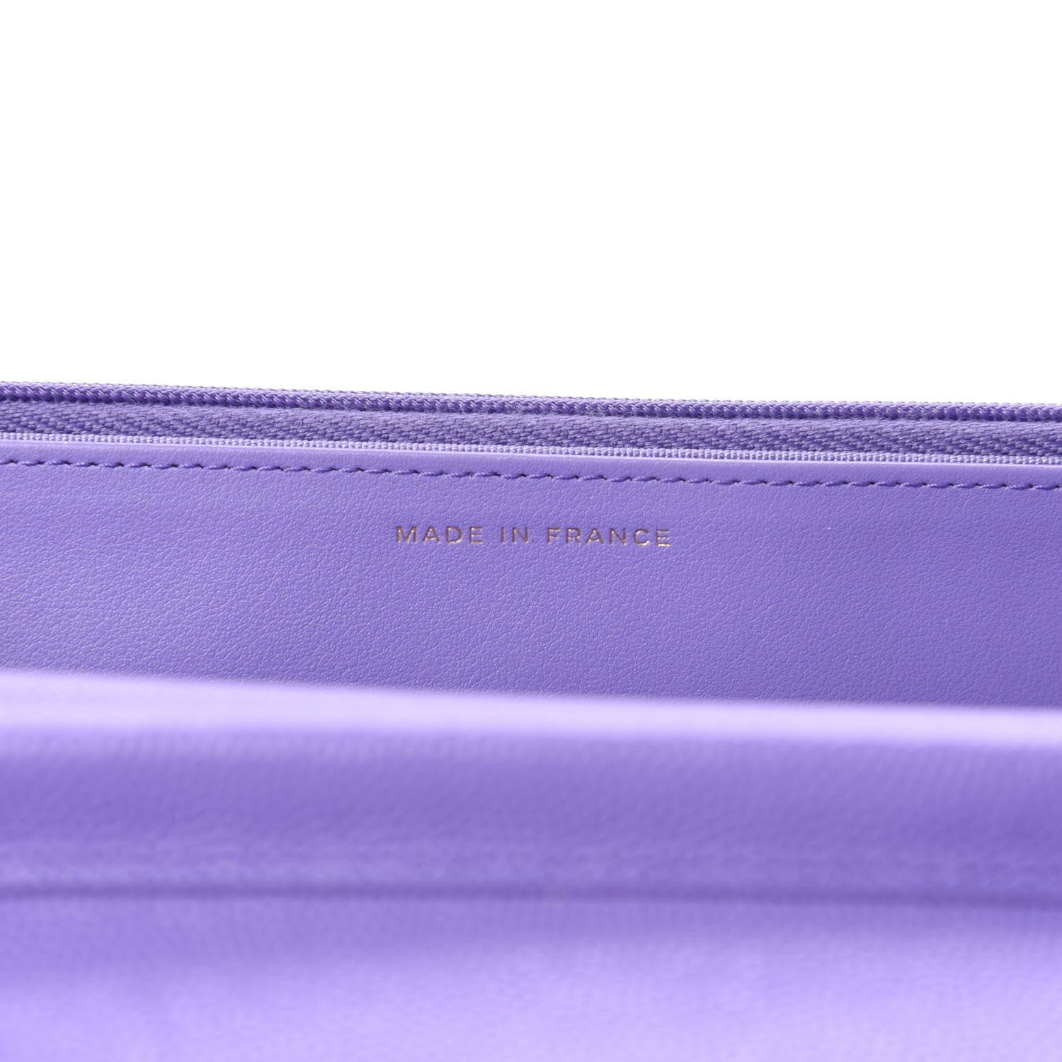 Chanel Caviar Quilted Wallet On Chain WOC Purple 9 of 11