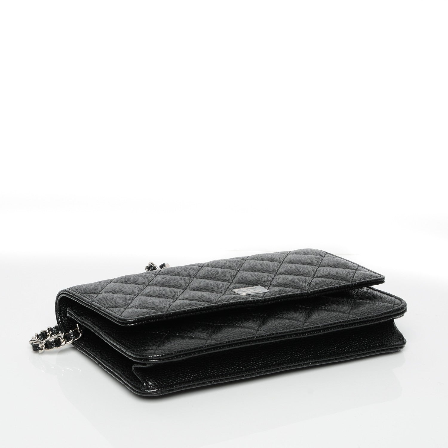 Chanel Caviar Quilted Wallet On Chain WOC Black 4 of 8