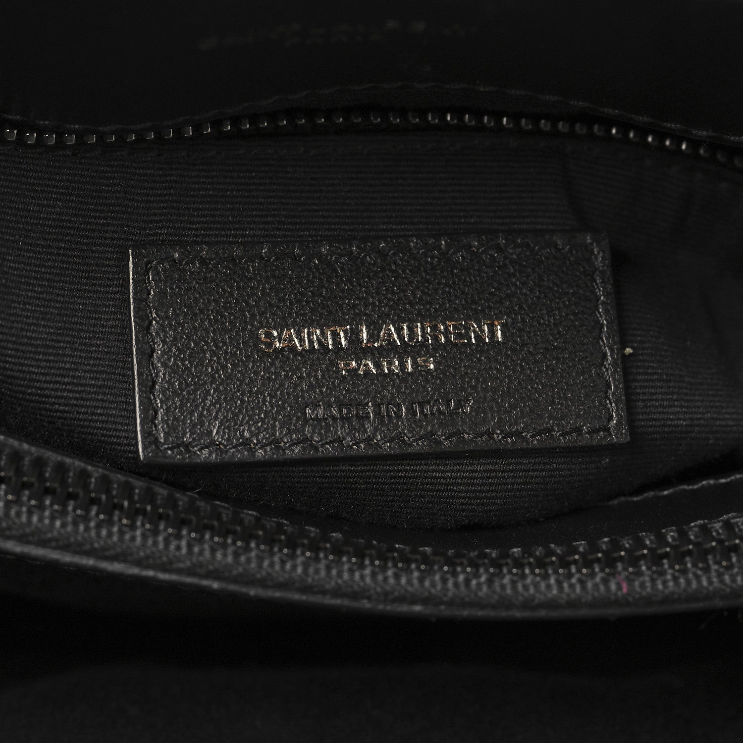 Saint Laurent Calfskin Y Quilted Monogram Monochrome Medium Loulou Chain Satchel Black 6 of 10