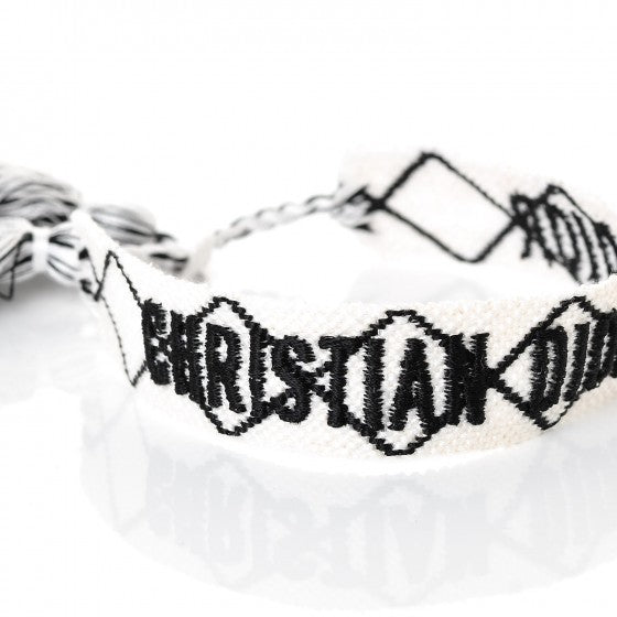 Christian Dior Woven Cotton J'Adior Friendship Bracelet 4 of 6