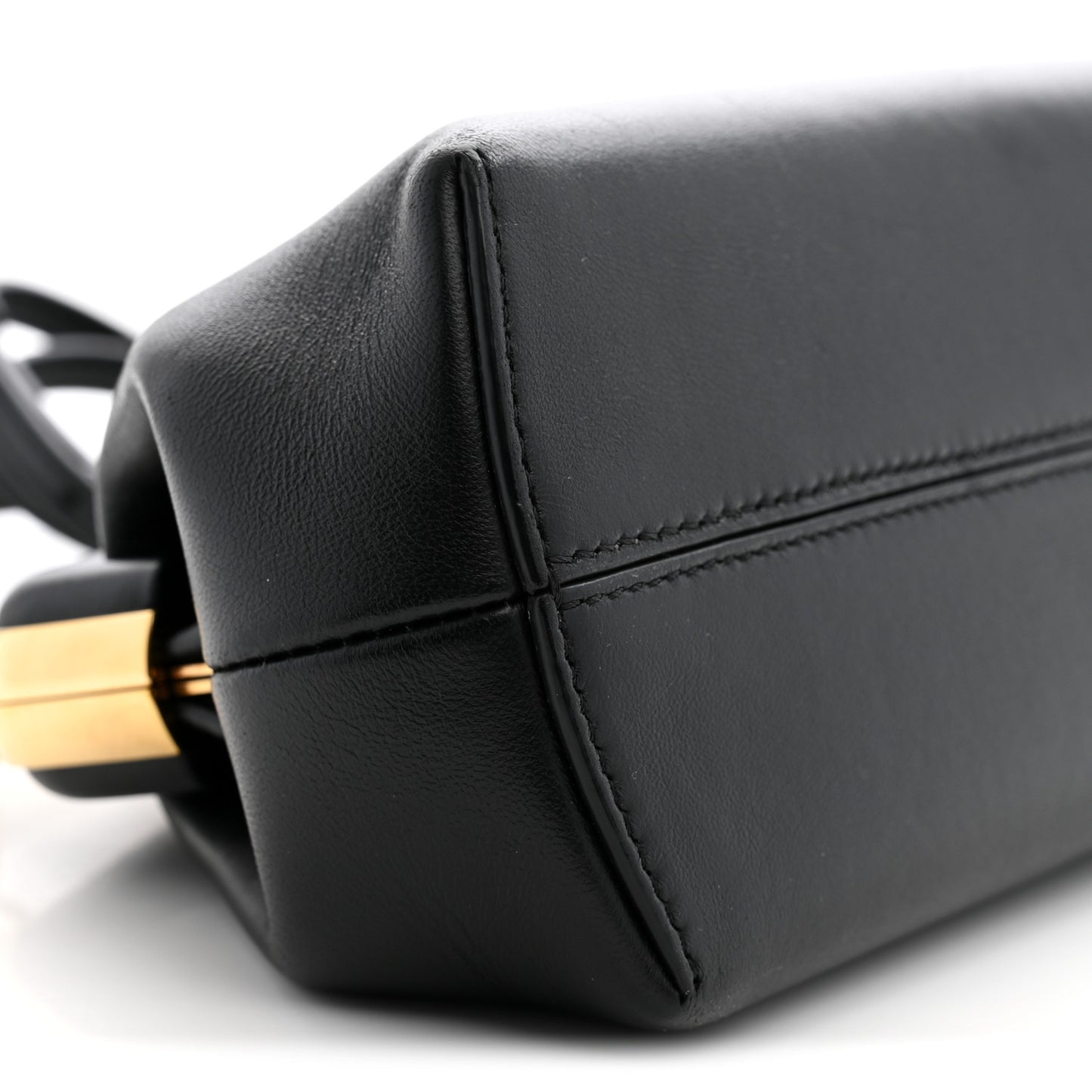 Shiny Nappa Small Fendi First Black
