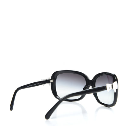 Chanel CC Bow Sunglasses 5171 Black White 4 of 7