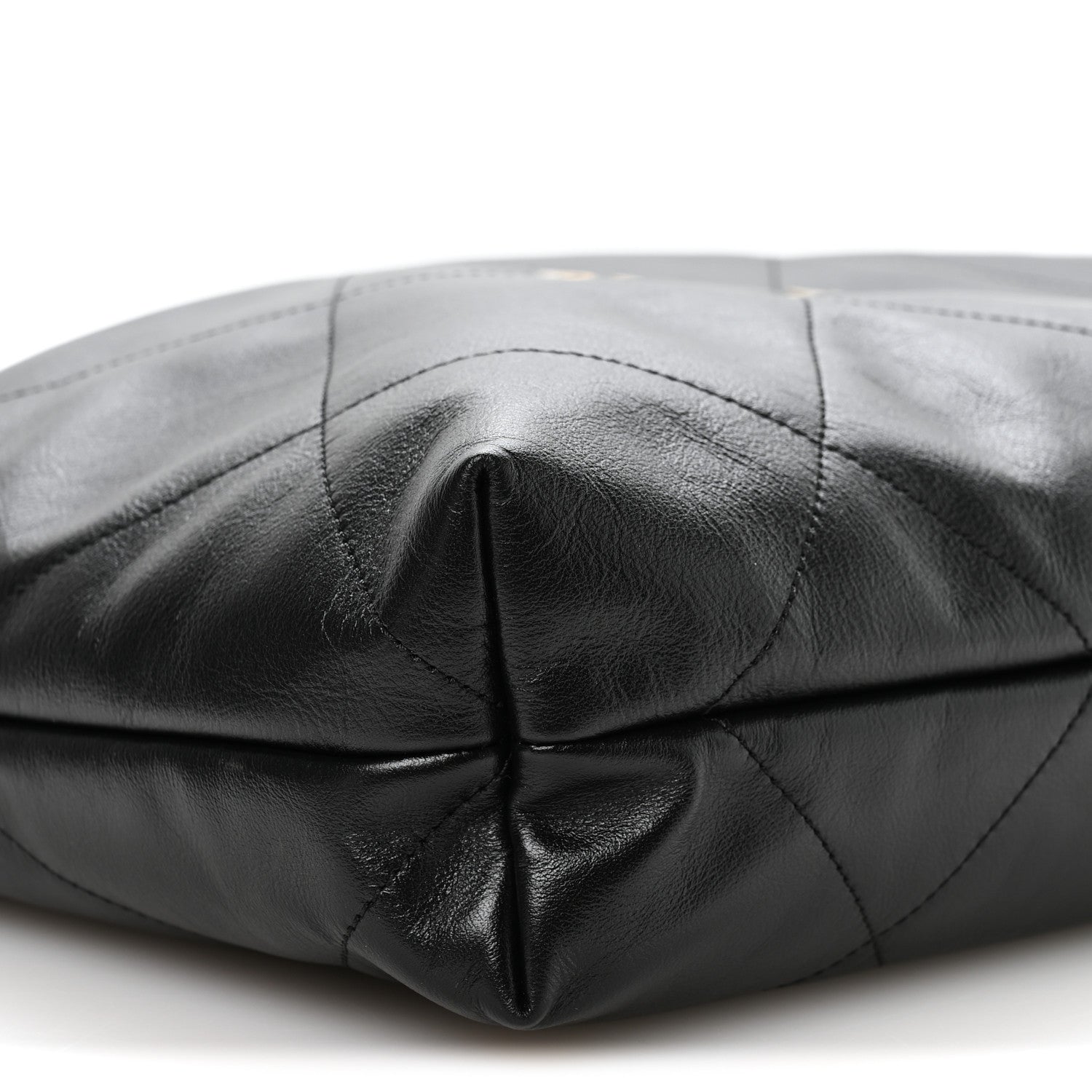 Chanel Shiny Calfskin Quilted Chanel 22 Black 10 of 11