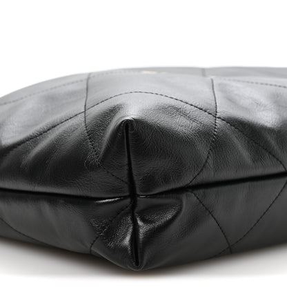 Chanel Shiny Calfskin Quilted Chanel 22 Black 10 of 11