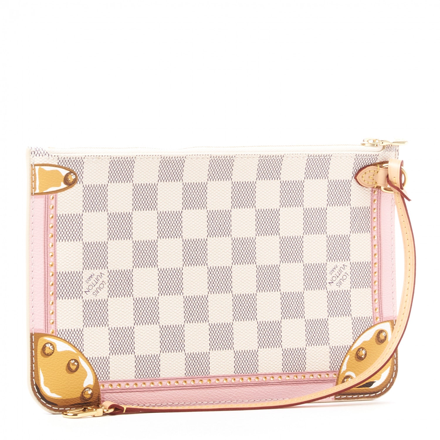 Louis Vuitton Damier Azur Summer Trunks MM GM Pochette 2 of 8
