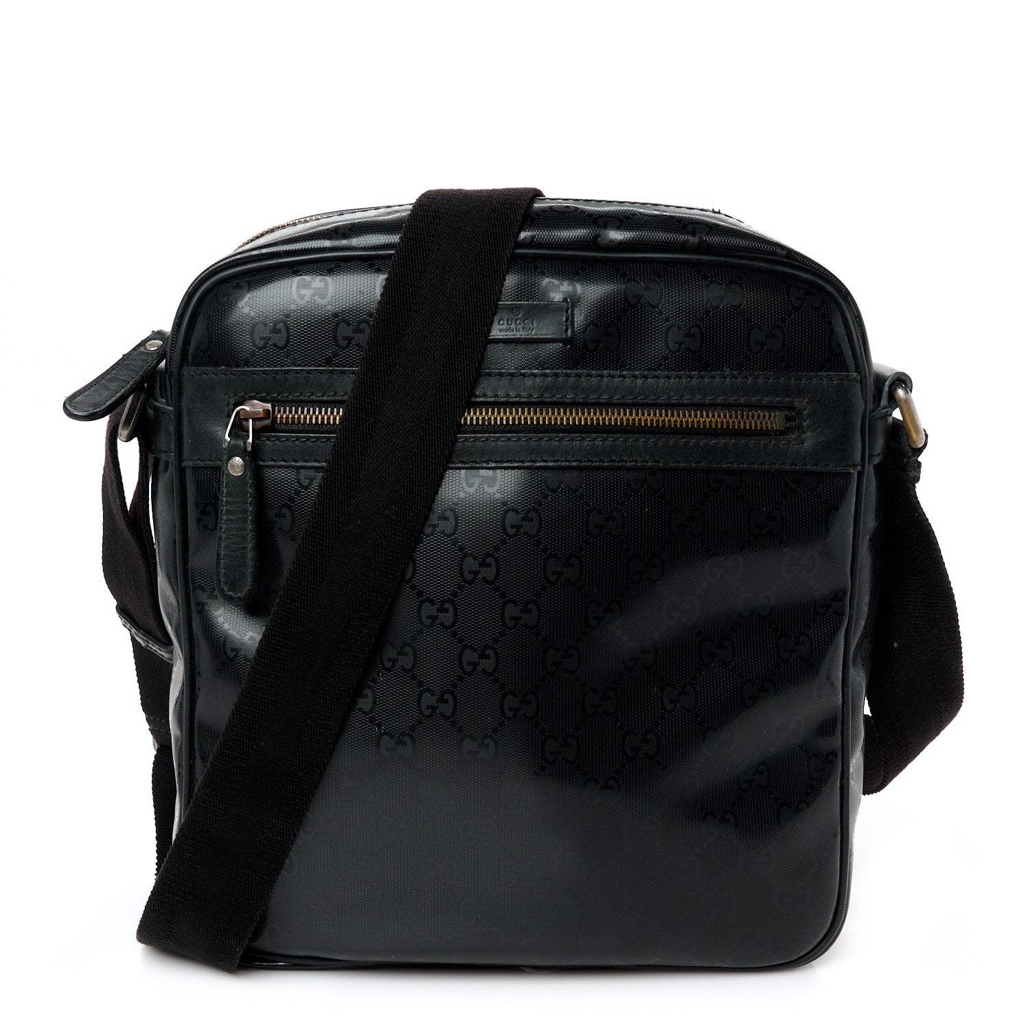 Gucci Imprime Monogram Medium Messenger Bag Black 1 of 12