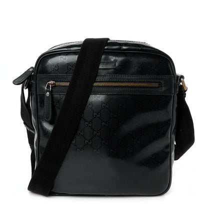 Gucci Imprime Monogram Medium Messenger Bag Black 1 of 12