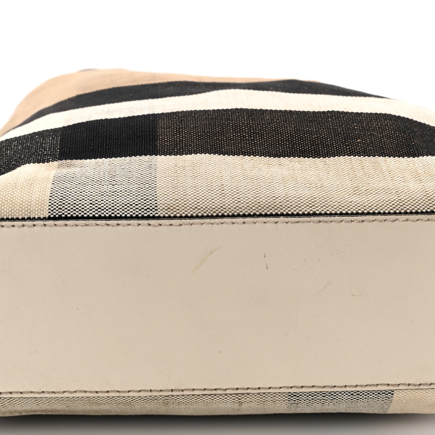Burberry Canvas Mega Check Medium Tottenham Brit Tote White 12 of 12