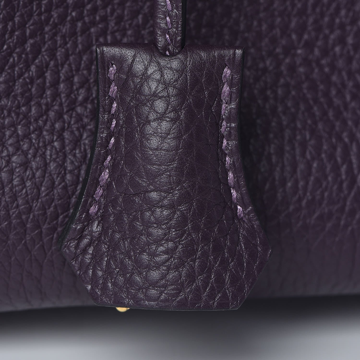 Hermes Taurillon Clemence Birkin 30 Raisin 37 of 39