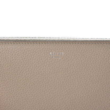 Celine Grained Calfskin Large Zip Around Multifunction Wallet Dune 6 of 7