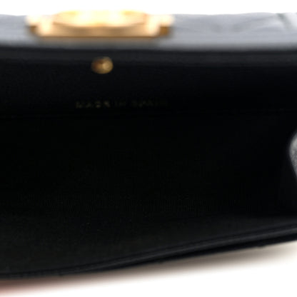 Chanel Caviar Quilted Boy Flap Card Holder Black 6 of 8