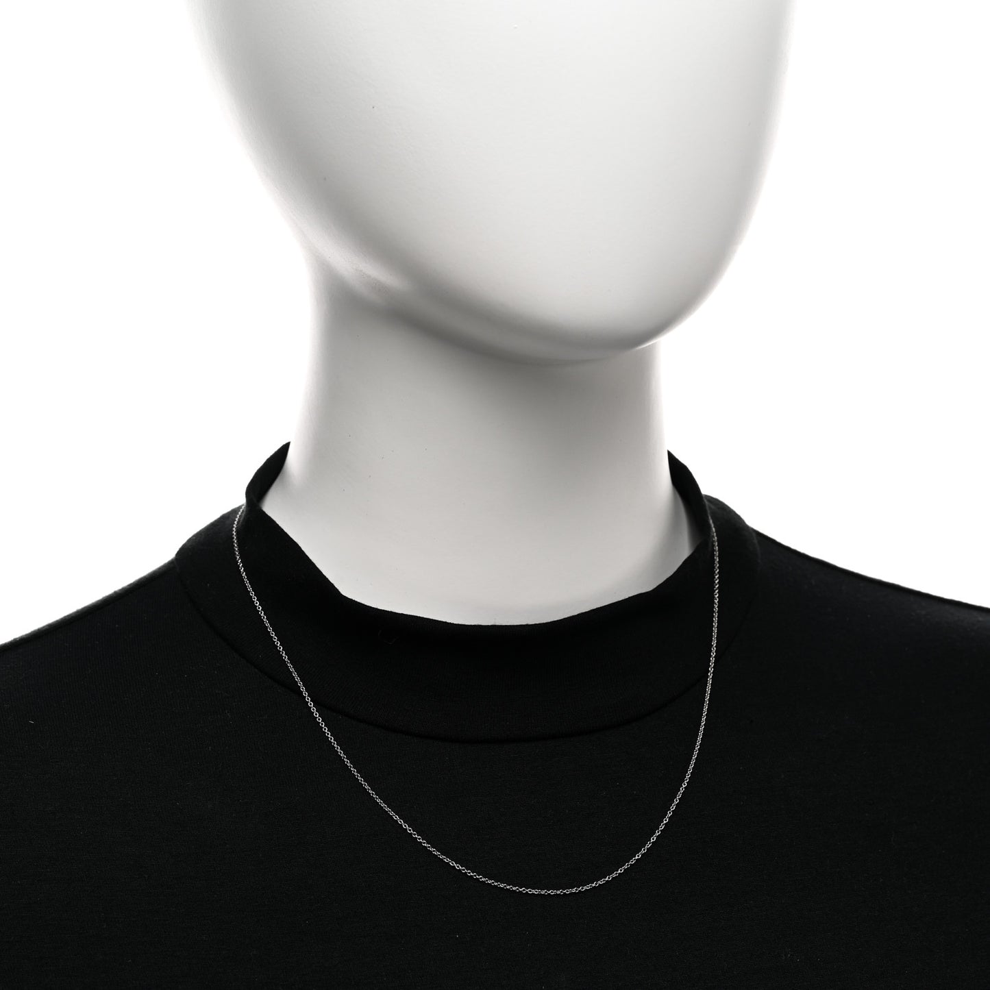 Platinum Chain Necklace 18"