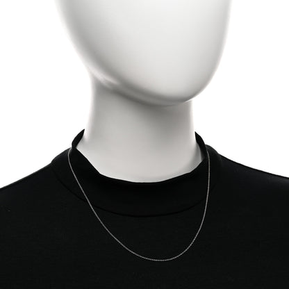Tiffany Platinum Chain Necklace 18" 2 of 4