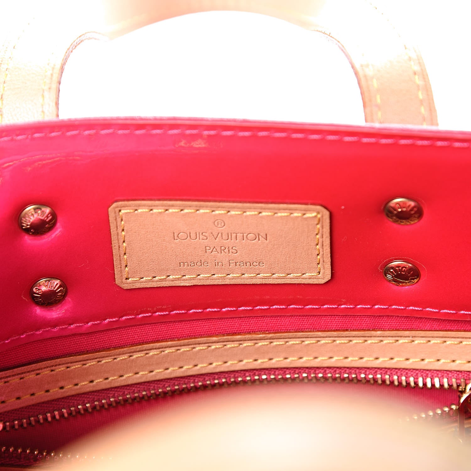 Louis Vuitton Vernis Reade PM Fuchsia 6 of 9
