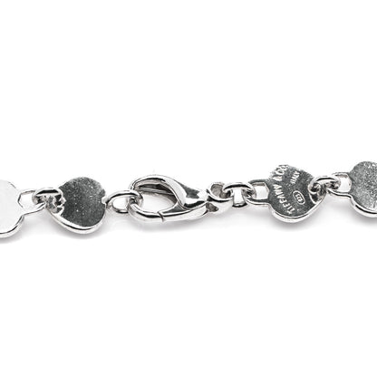 Tiffany Sterling Silver Padlock Heart Link Necklace 4 of 4
