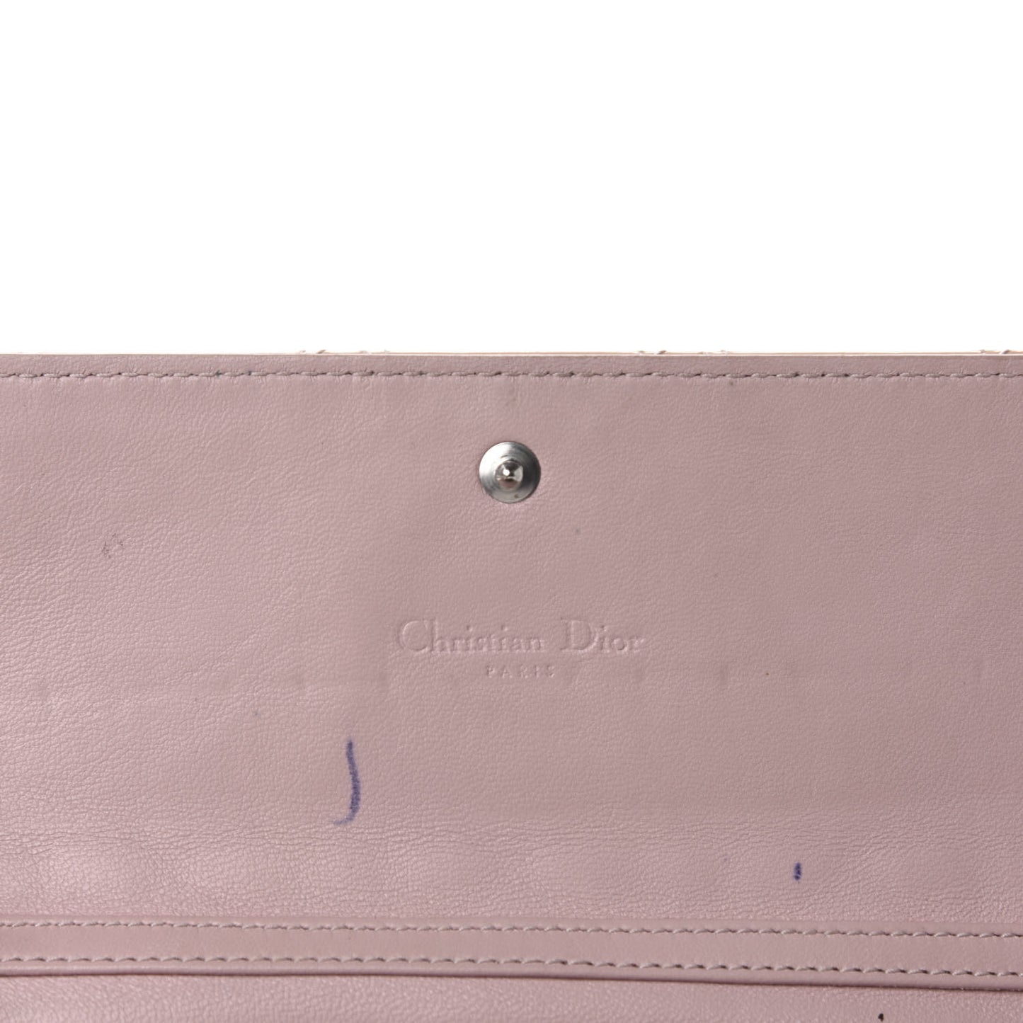 Patent Cannage Rendezvous Chain Wallet Beige