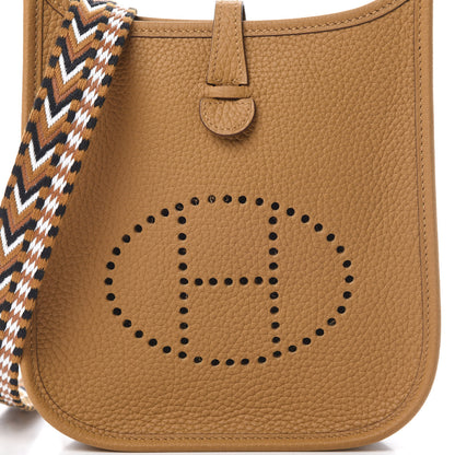 Hermes Taurillon Clemence Allegro Evelyne TPM Sesame 8 of 11