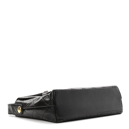 Chanel Lambskin Quilted CC Flap Shoulder Bag Black 3 of 9