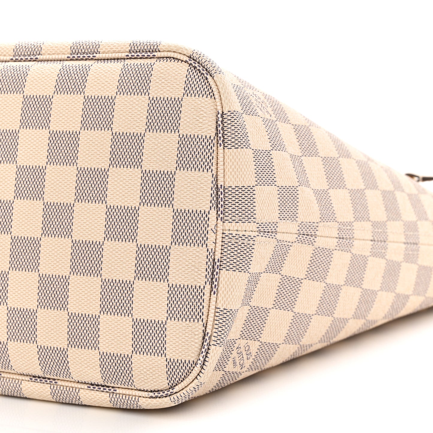 Damier Azur Braided Neverfull MM Pink