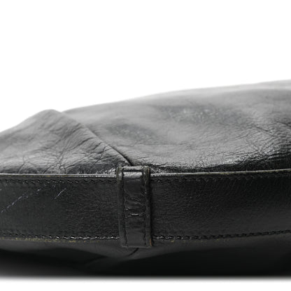 Saint Laurent Buffalo Horn Mombasa Hobo Black 8 of 9