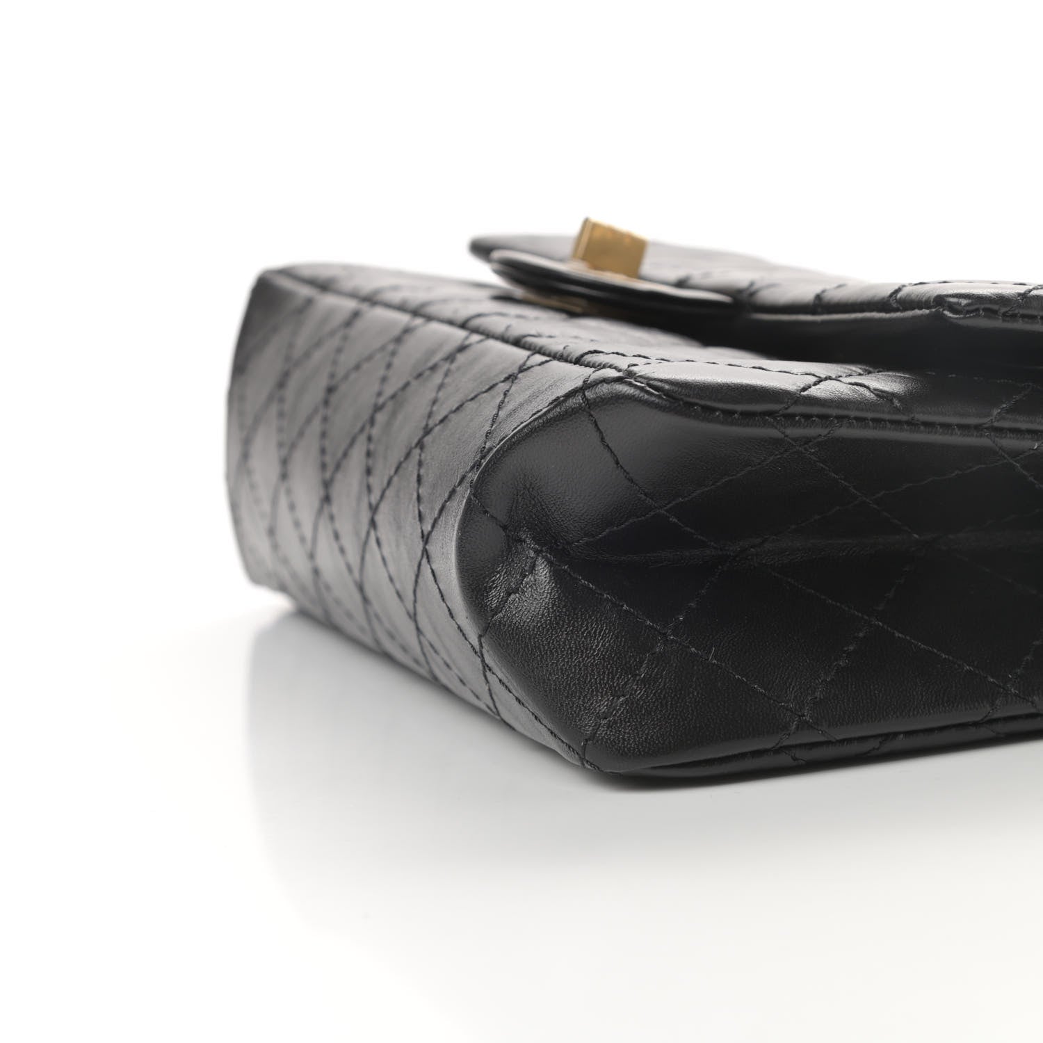Chanel Aged Calfskin Quilted 2.55 Reissue 225 Flap Black 15 of 16