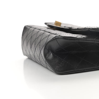 Chanel Aged Calfskin Quilted 2.55 Reissue 225 Flap Black 15 of 16