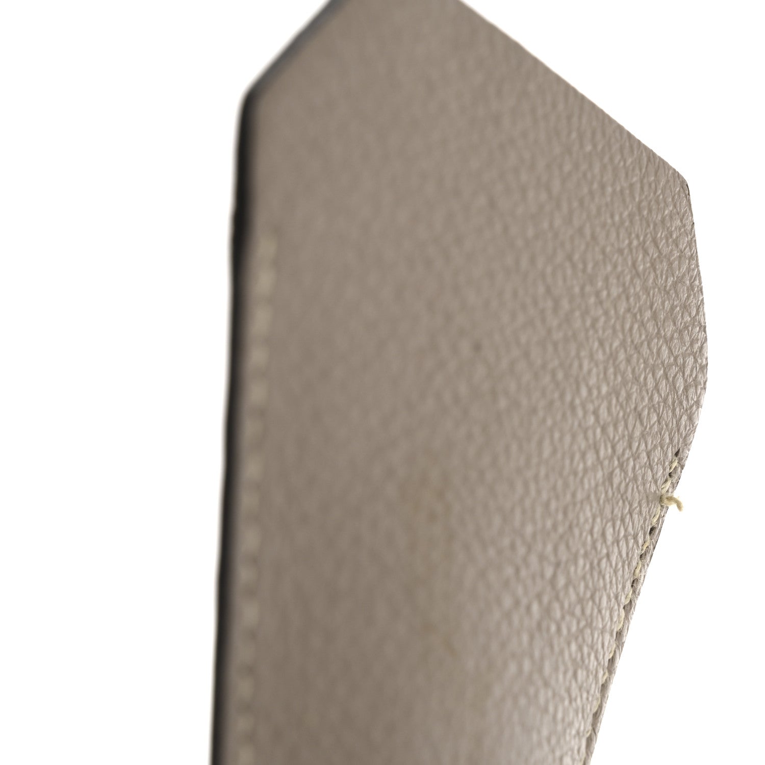 Hermes Taurillon Clemence Clochette Long Necklace Gris Tourterelle 6 of 7