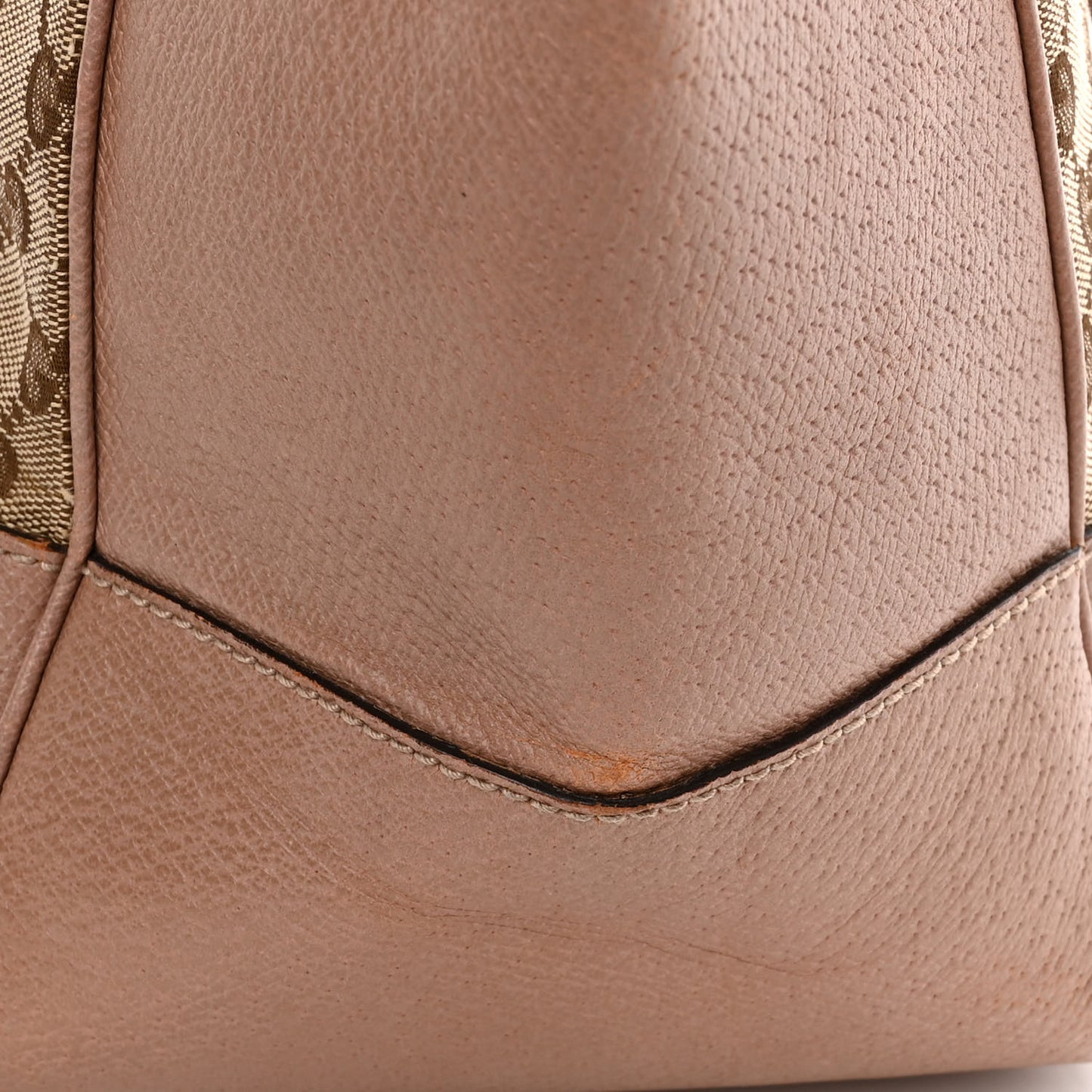 Monogram Medium Bree Zippered Tote Beige Dark Cipria