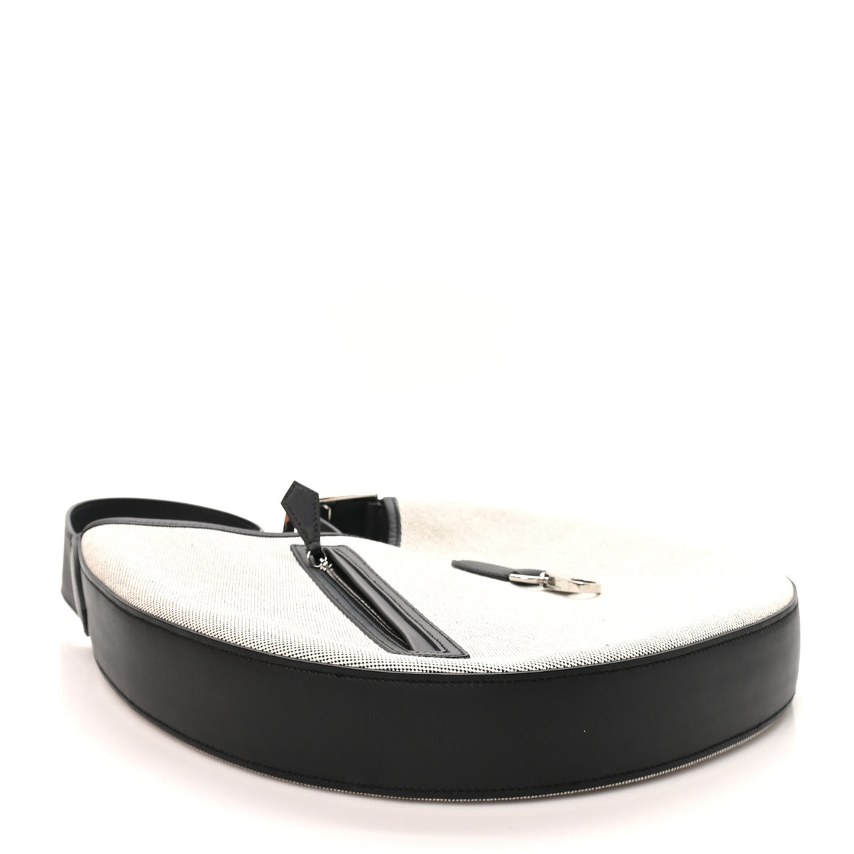 Hermes Canvas Swift Arcon Ecru Black 3 of 9