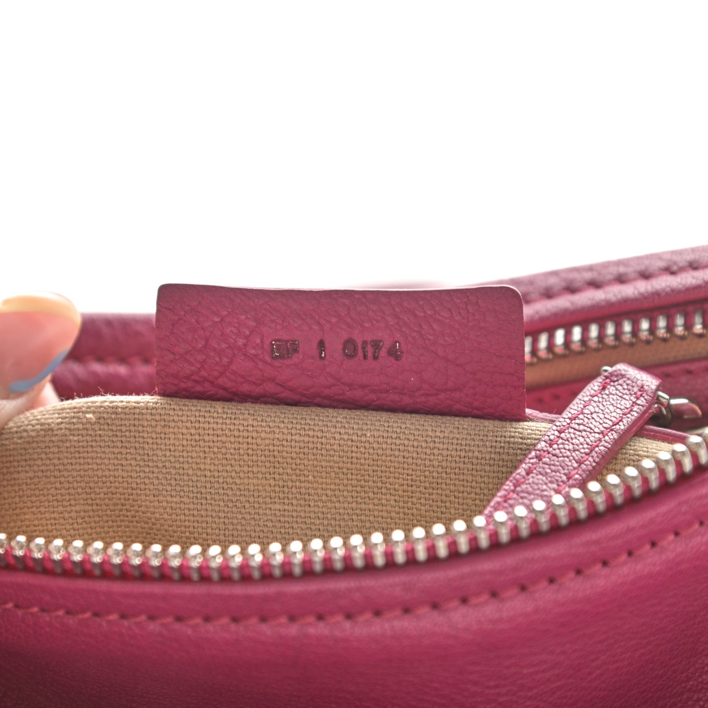 Sugar Goatskin Small Pandora Orchid Purple