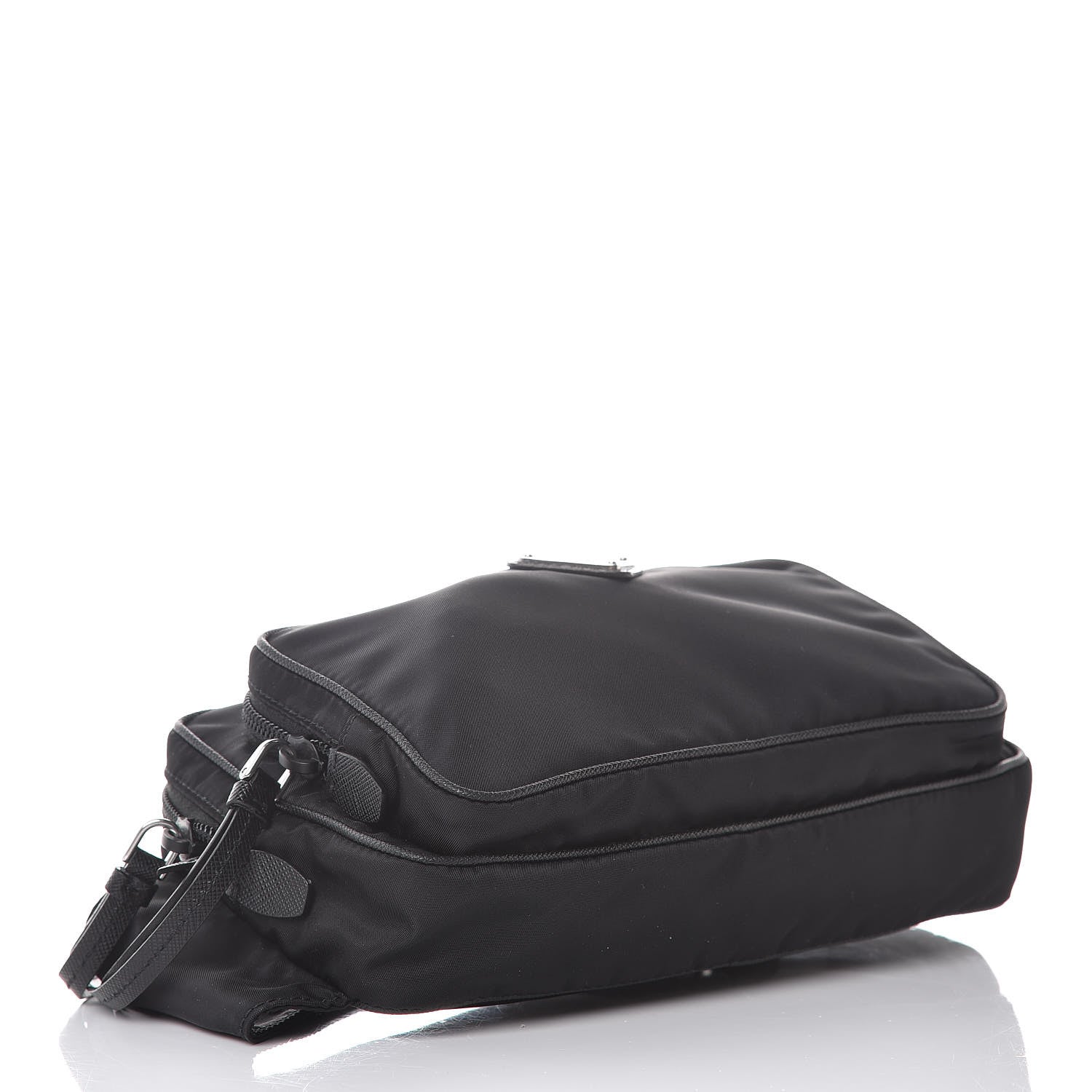 Prada Tessuto Nylon Saffiano Belt Bag Black 4 of 10