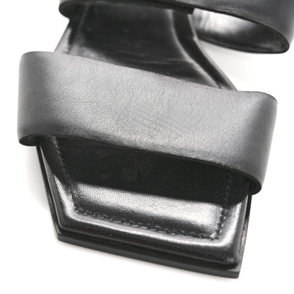 Chanel Lambskin CC Flat Sandals 38.5 Black 13 of 13