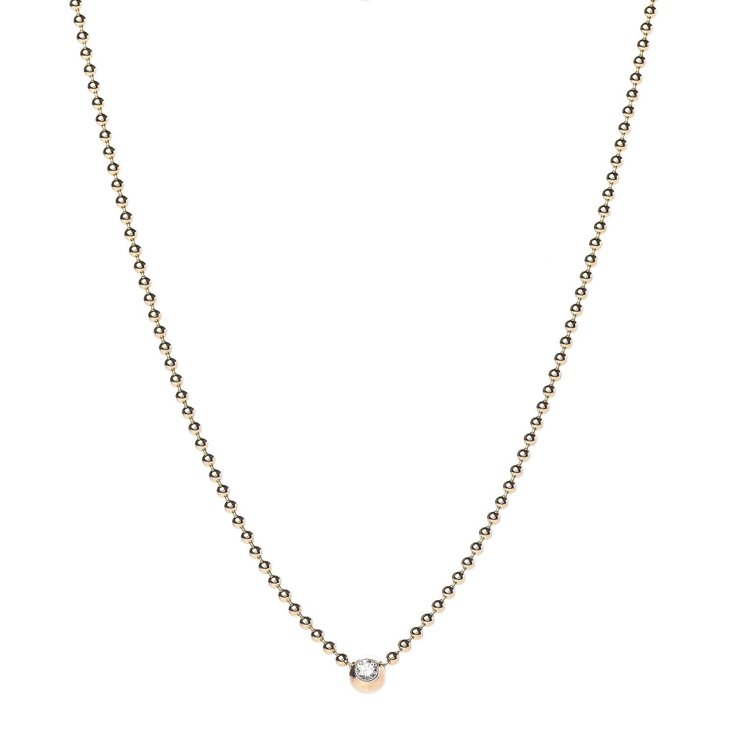 Cartier 18K Yellow Gold Diamond Draperie de Decollete Necklace 1 of 7