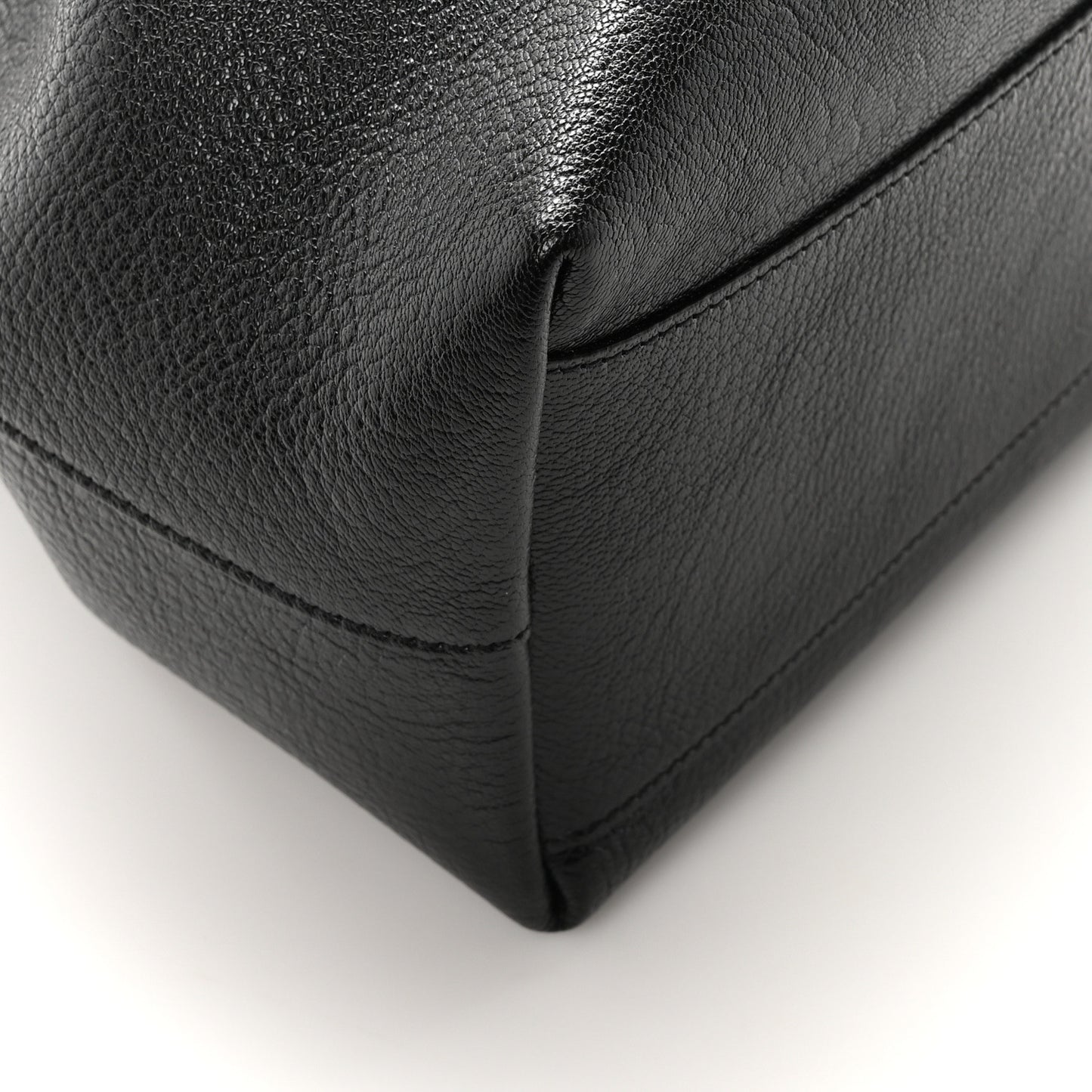 Calfskin Bon Bon Bag Bucket Bag Black