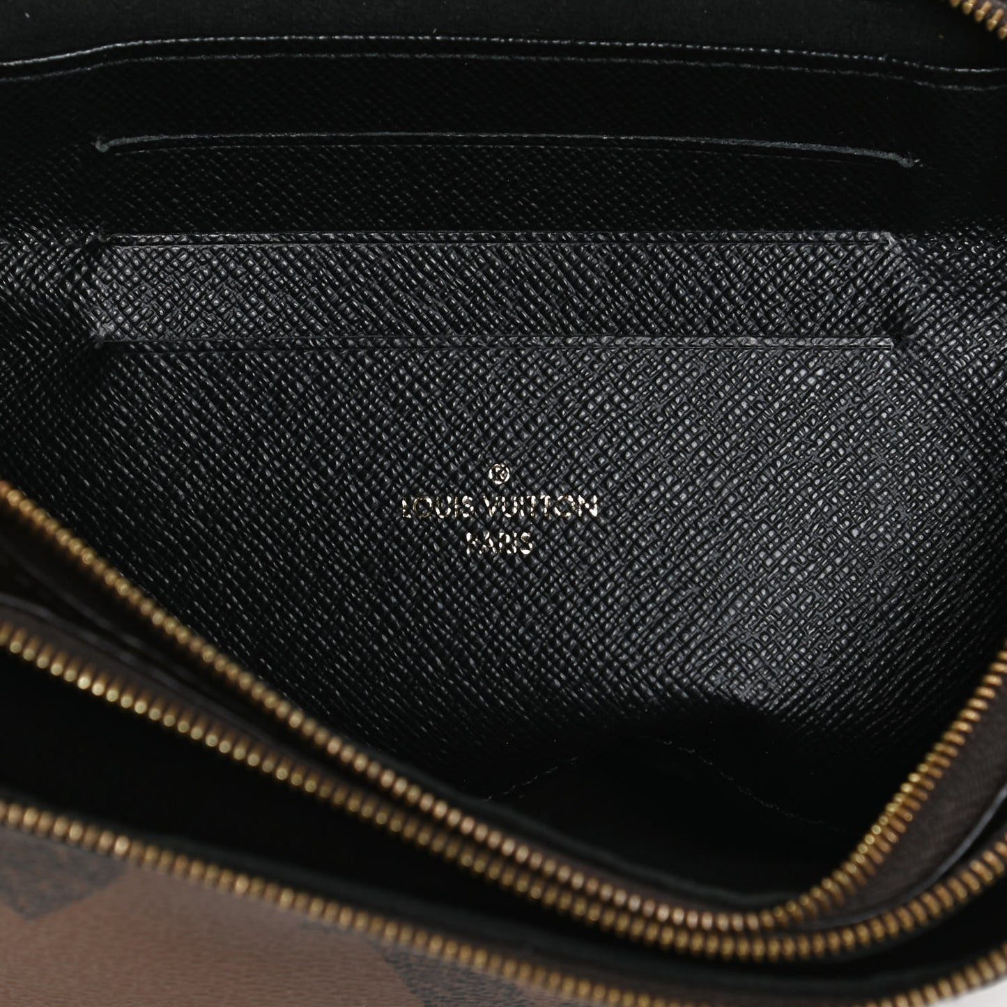 Reverse Monogram Giant Double Zip Pochette