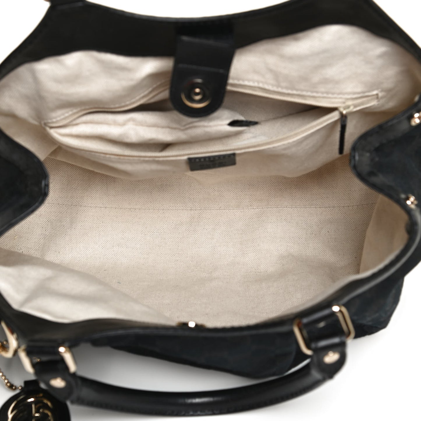 Monogram Medium Sukey Tote Black