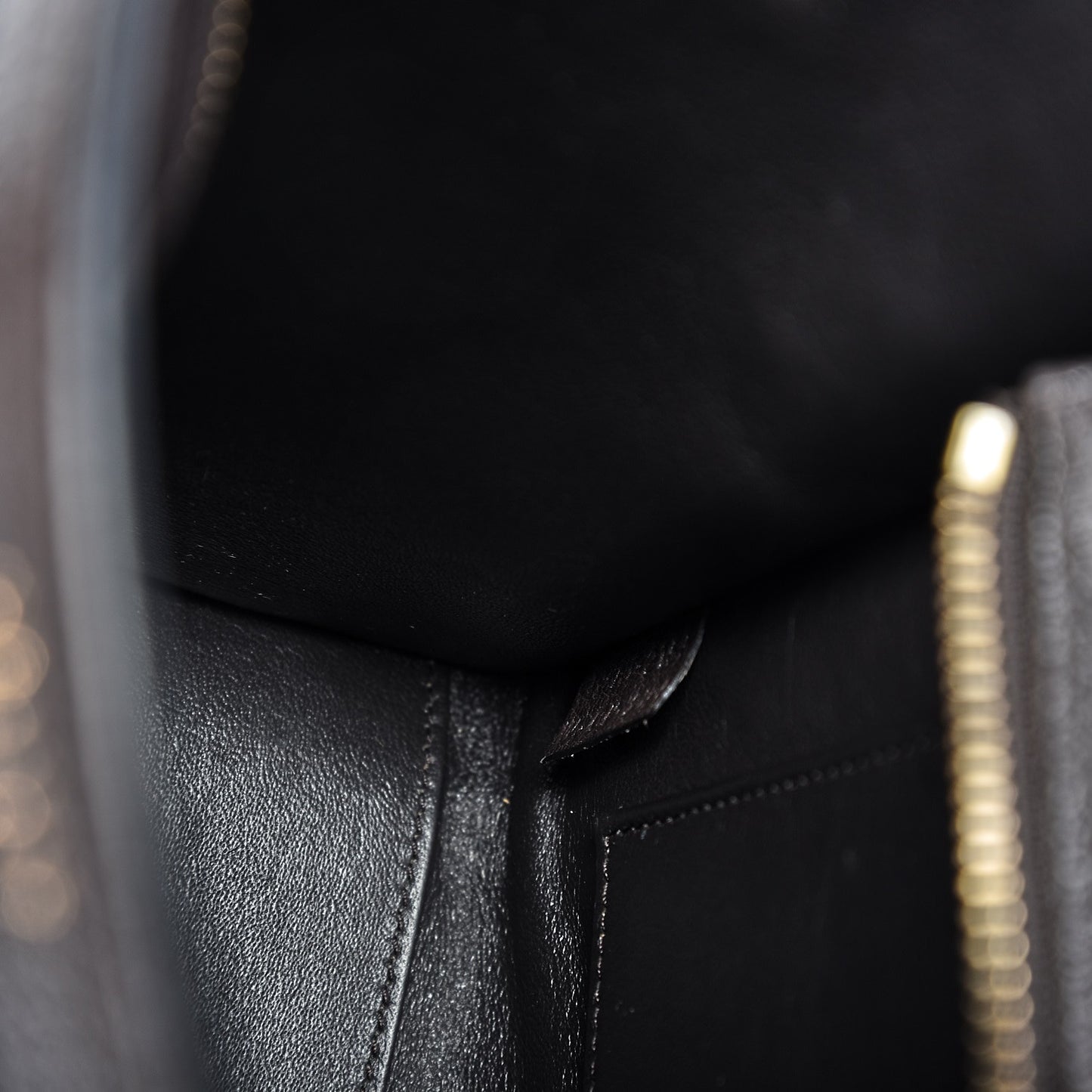 Goatskin Nano Luggage Dark Taupe