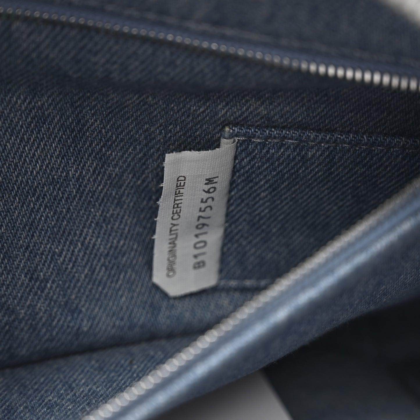 Denim Maxi Intrecciato Brick Cassette Bag Indigo Washed