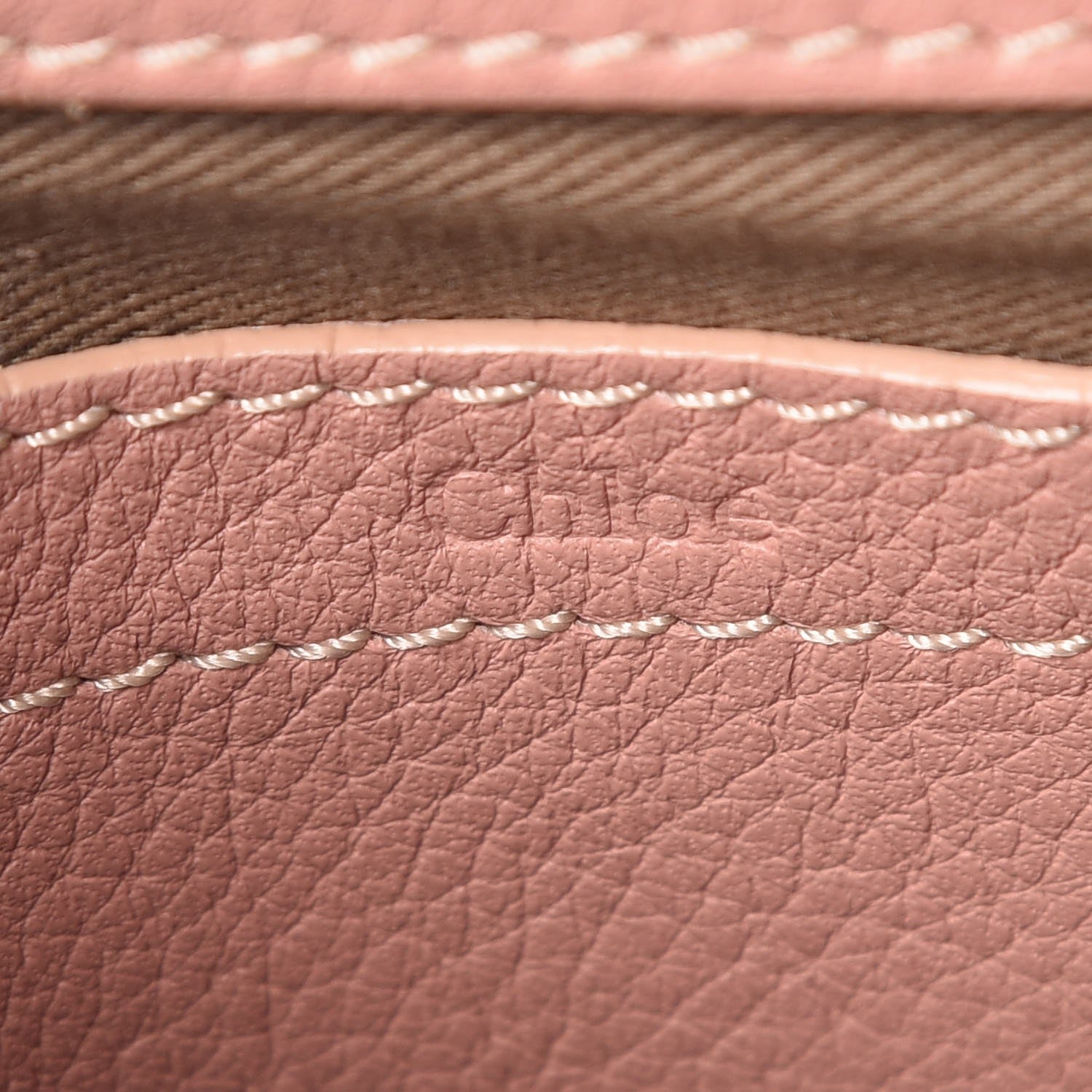 Chloe Grained Calfskin Small Marcie Saddle Bag Anemone Pink 5 of 10