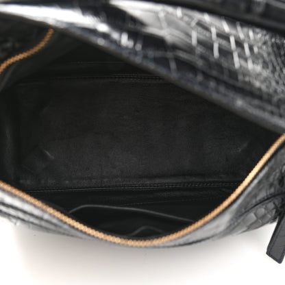 Loewe Crocodile Medium Puzzle Bag Black 5 of 9