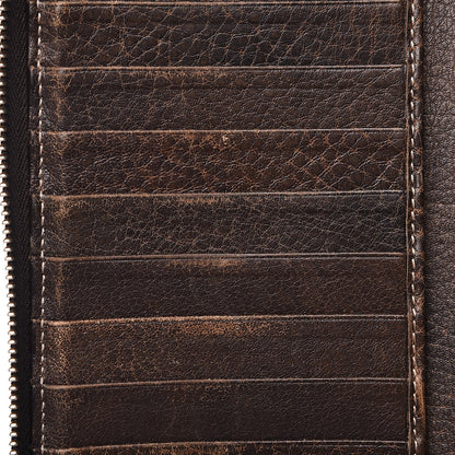 Gucci Guccissima Bamboo Tassel Zip Around Wallet Brown 12 of 14