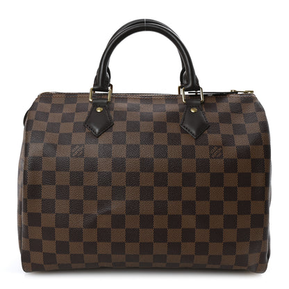 Louis Vuitton Damier Ebene Speedy 30 1 of 10